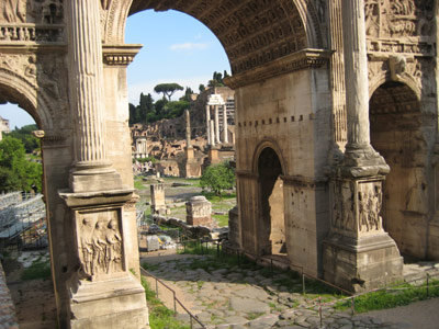 Forum_web Blick auf das Forum Romanum